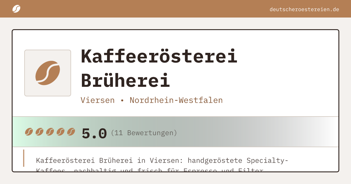 Bild von Kaffeerösterei Brüherei