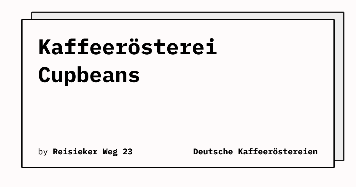 Bild von Kaffeerösterei Cupbeans