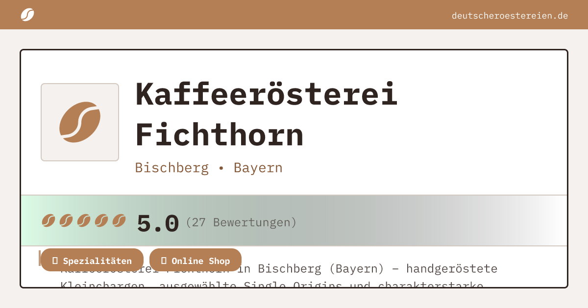 Bild von Kaffeerösterei Fichthorn