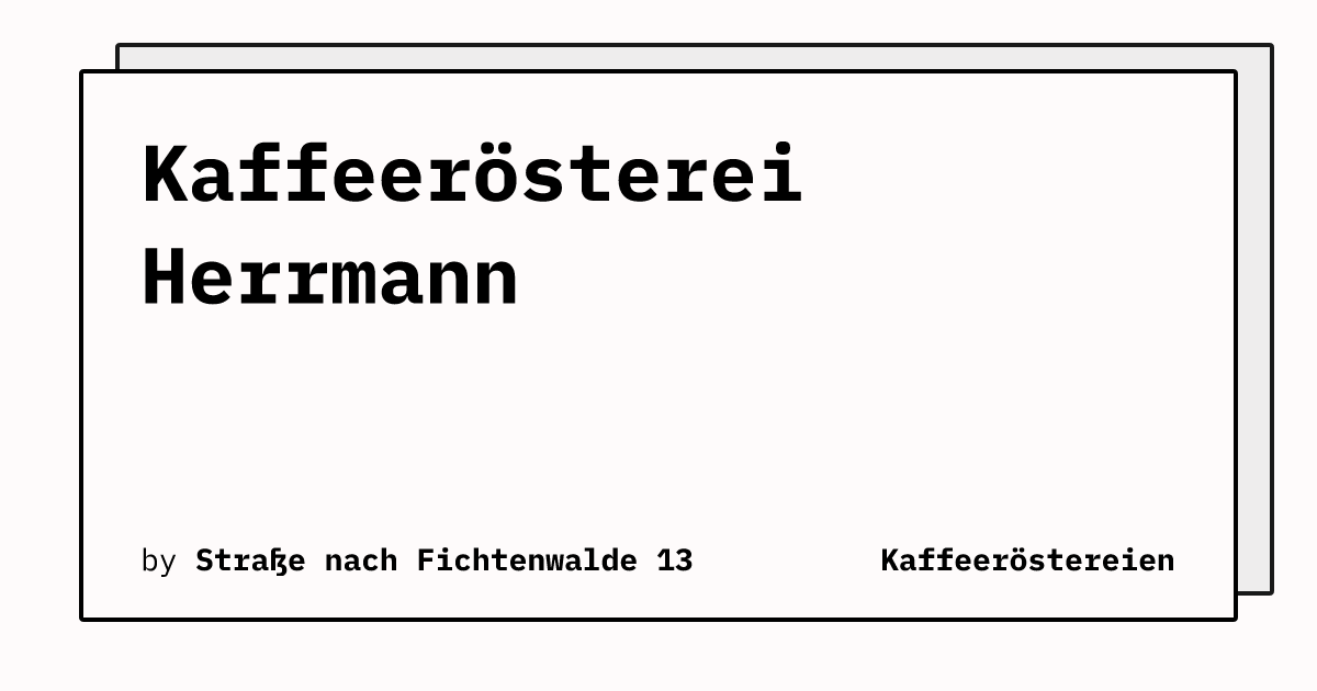 Bild von Kaffeerösterei Herrmann