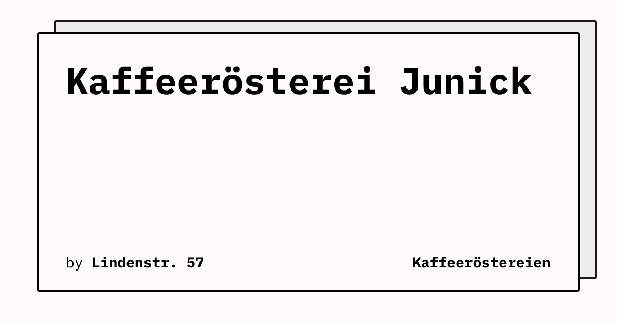 Bild von Kaffeerösterei Junick