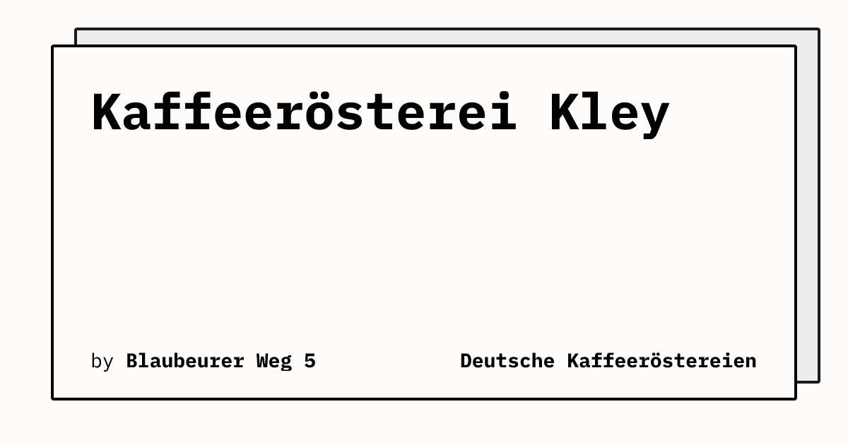 Bild von Kaffeerösterei Kley