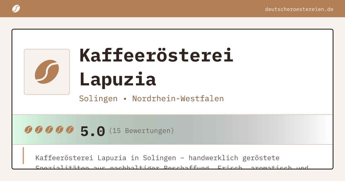 Logo of Kaffeerösterei Lapuzia