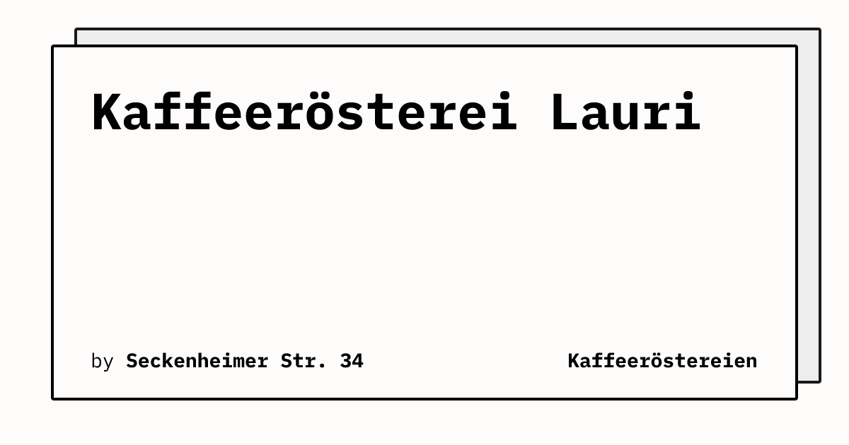 Bild von Kaffeerösterei Lauri