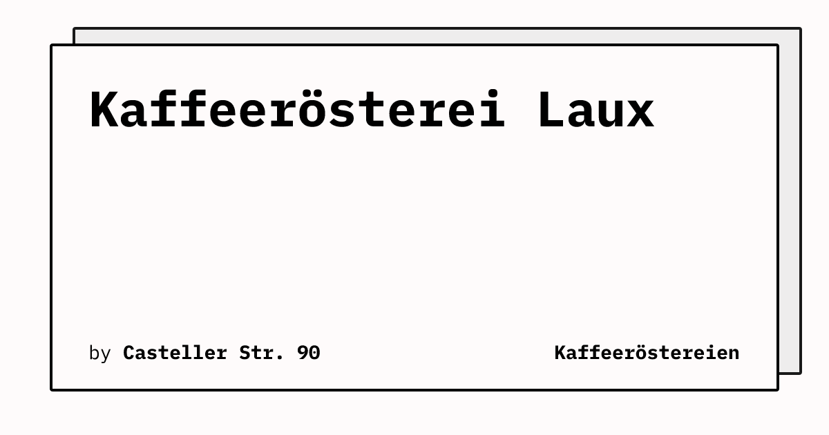 Bild von Kaffeerösterei Laux