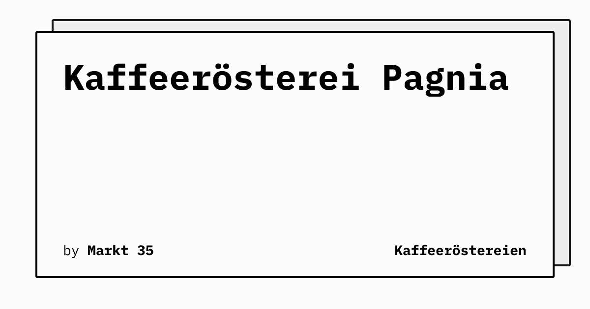 Bild von Kaffeerösterei Pagnia