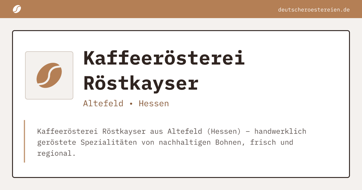 Logo of Kaffeerösterei Röstkayser