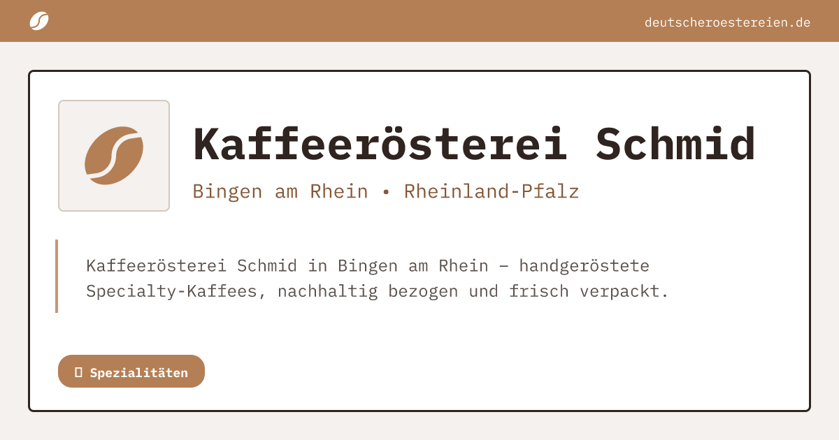 Bild von Kaffeerösterei Schmid