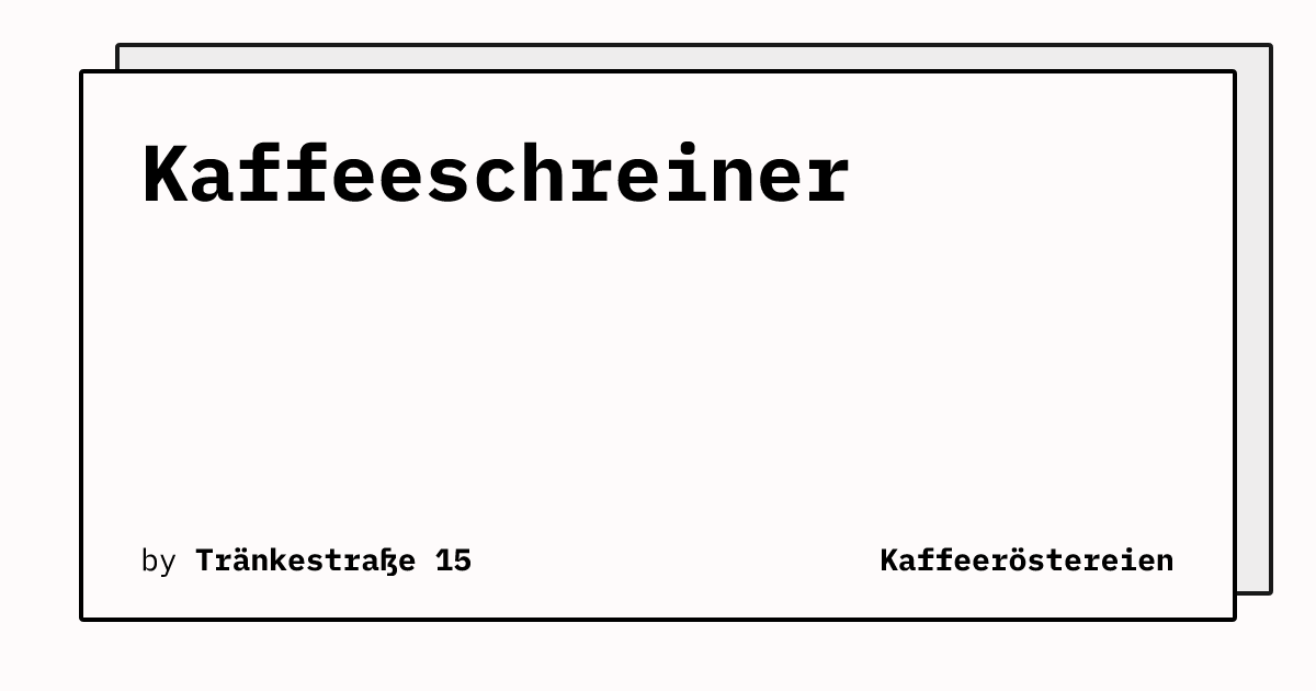 Bild von Kaffeeschreiner