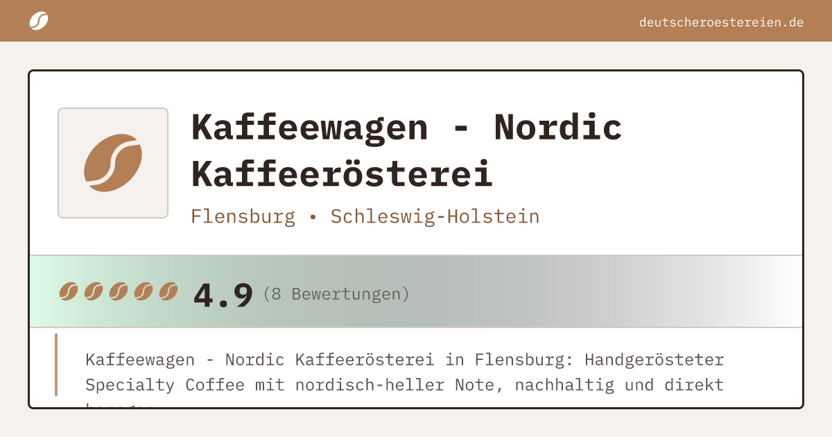 Bild von Kaffeewagen - Nordic Kaffeerösterei