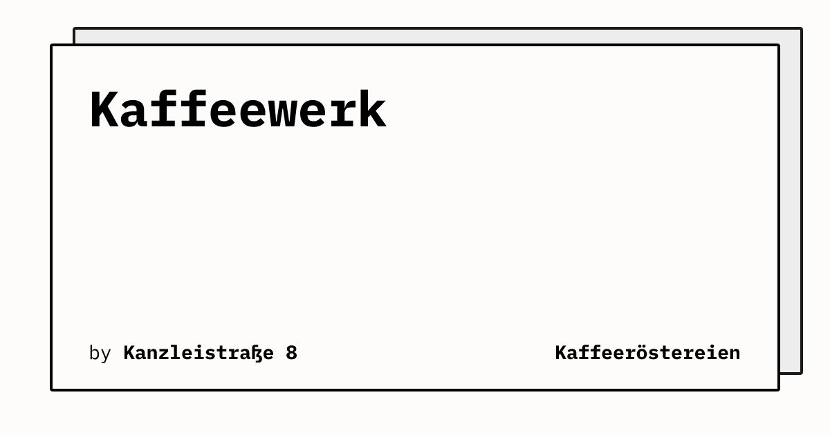 Bild von Kaffeewerk  