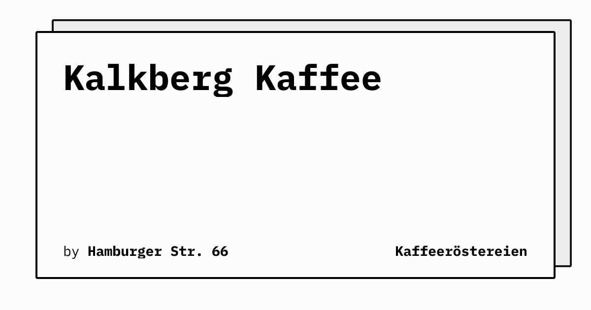 Bild von Kalkberg Kaffee