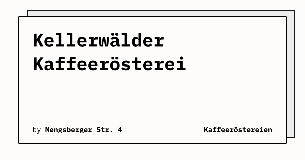 Bild von Kellerwälder Kaffeerösterei