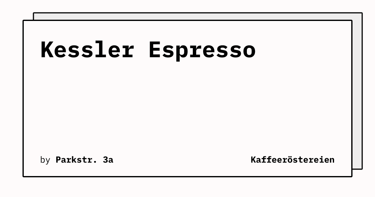 Bild von Kessler Espresso