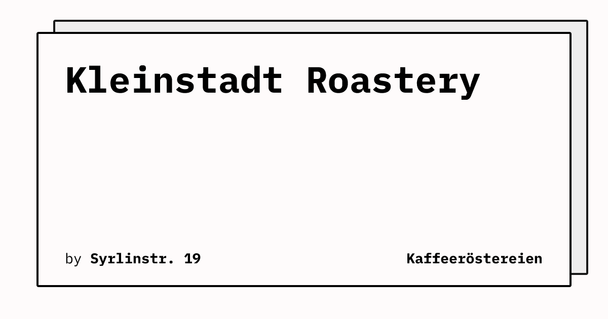 Bild von Kleinstadt Roastery