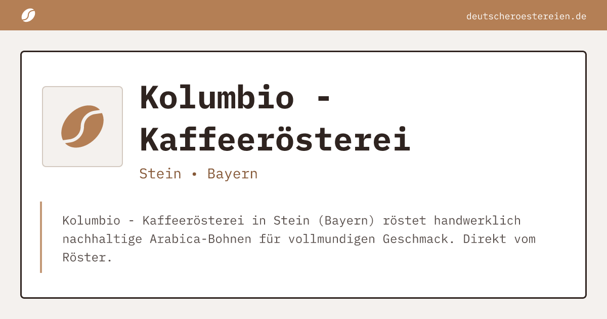 Bild von Kolumbio - Kaffeerösterei