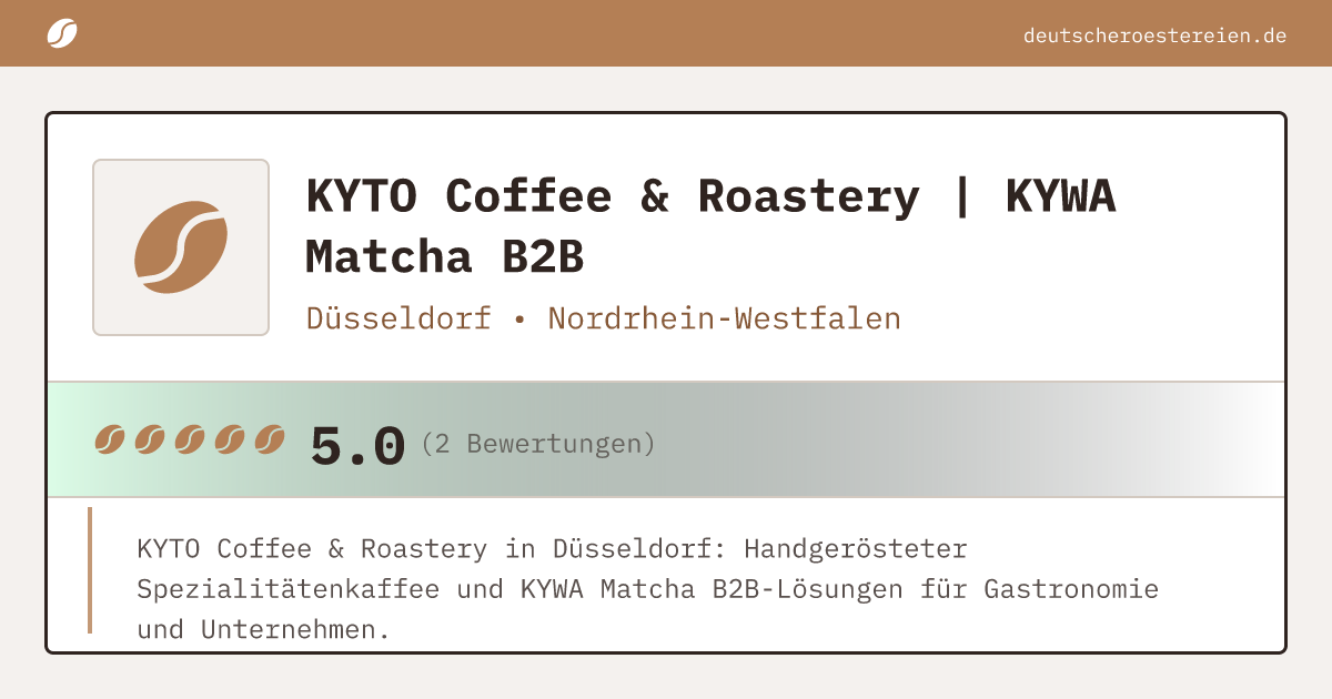 Logo of KYTO Coffee & Roastery | KYWA Matcha B2B