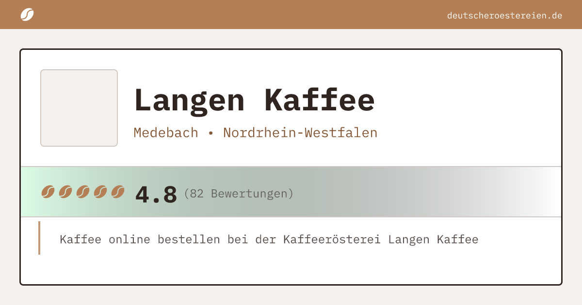 Logo of Langen Kaffee