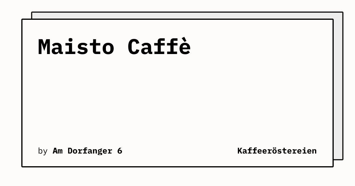 Bild von Maisto Caffè