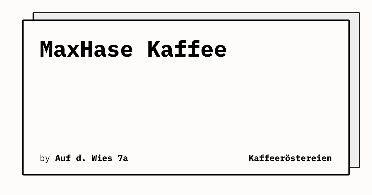 Bild von MaxHase Kaffee