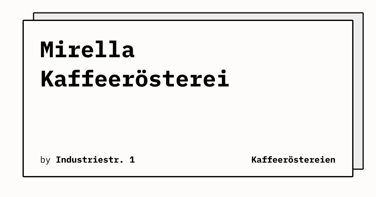 Bild von Mirella Kaffeerösterei