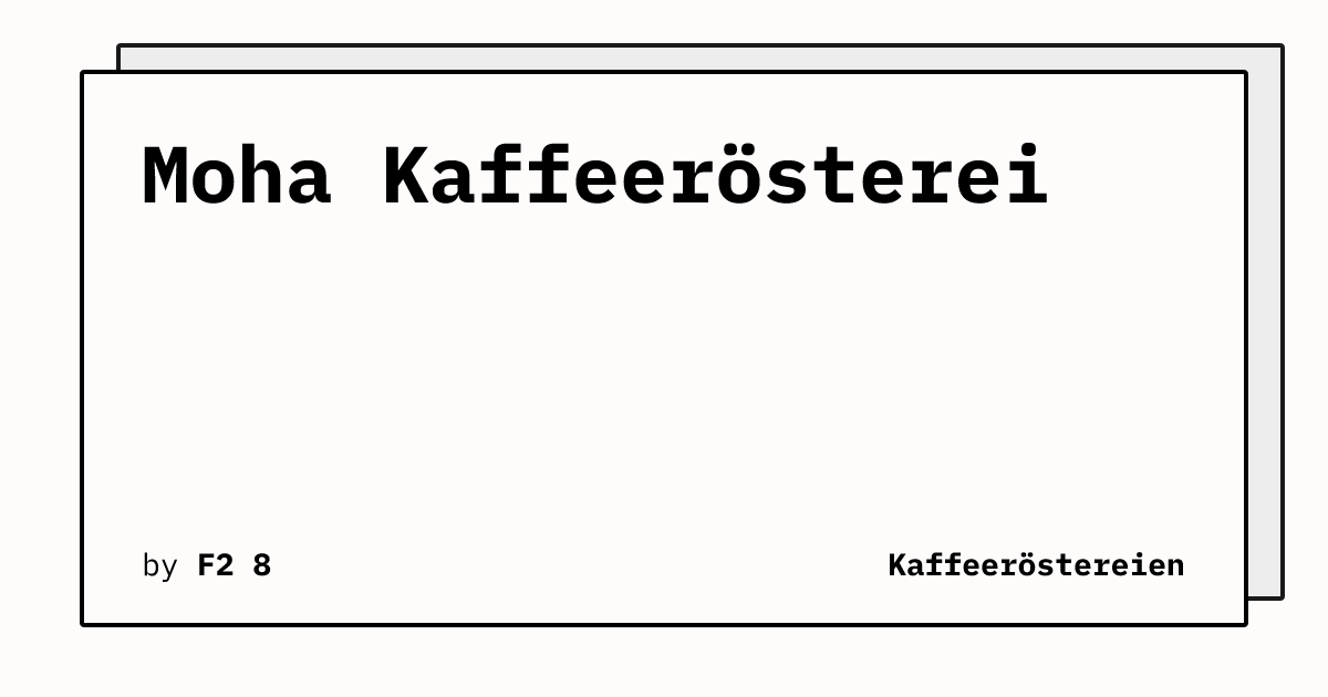 Bild von Moha Kaffeerösterei