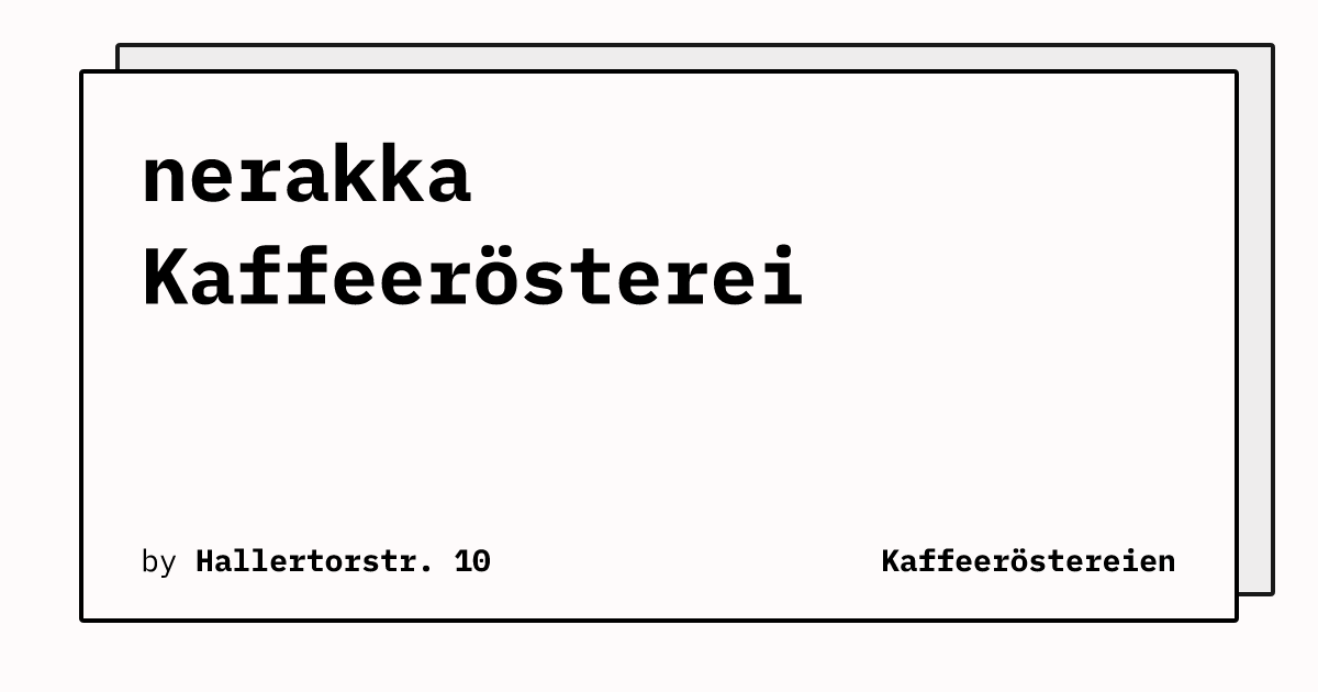 Bild von nerakka Kaffeerösterei