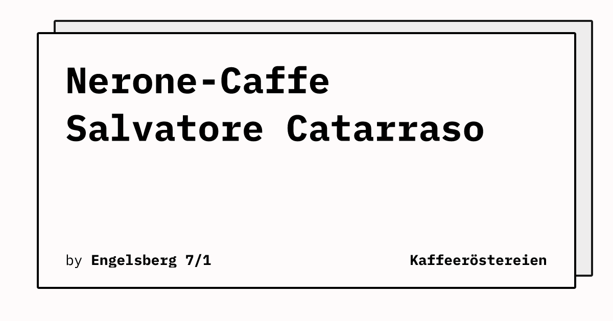 Bild von Nerone-Caffe Salvatore Catarraso