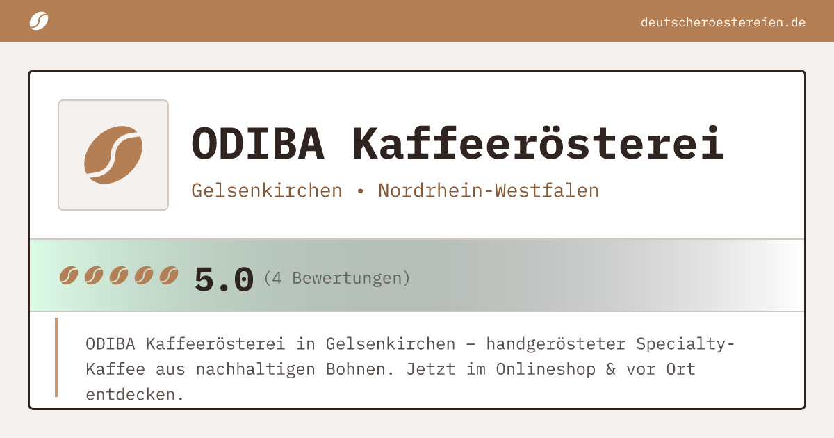 Logo of ODIBA Kaffeerösterei