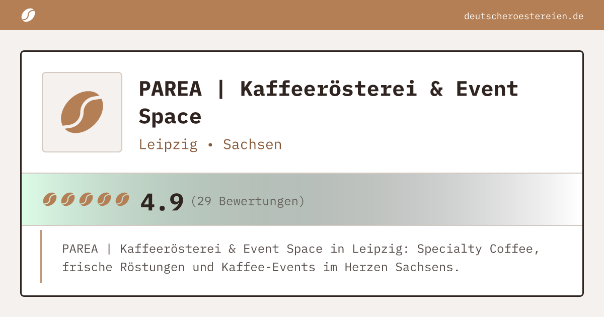 Logo of PAREA | Kaffeerösterei & Event Space