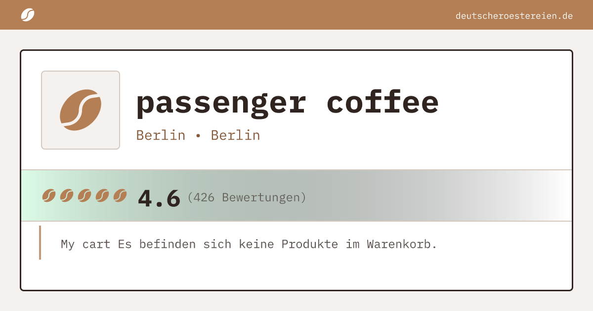 Logo of passenger coffee