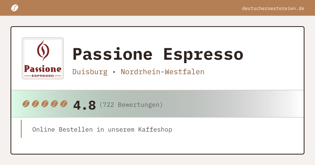 Logo of Passione Espresso