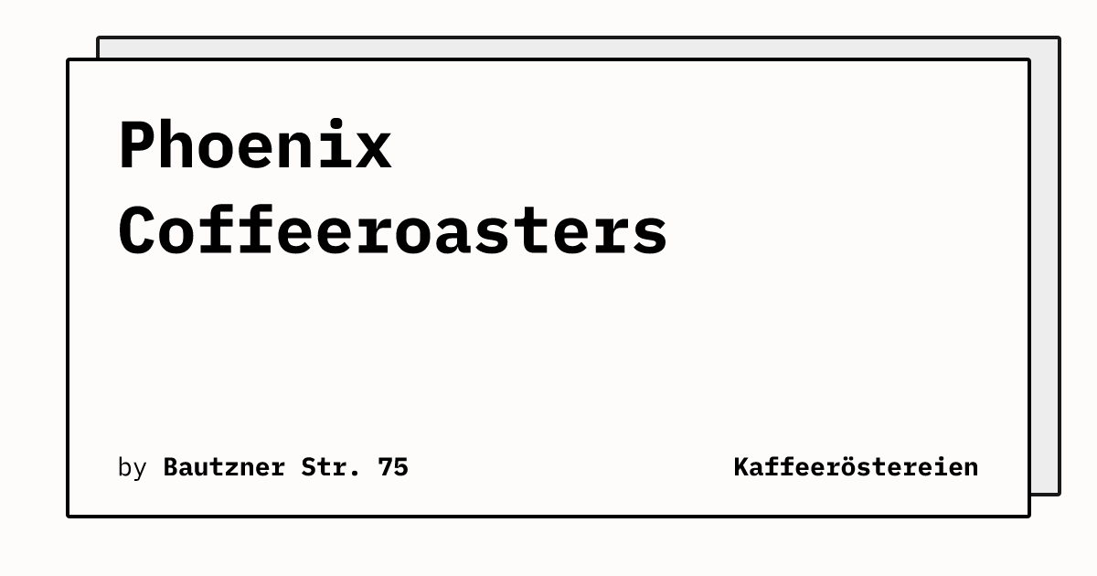 Bild von Phoenix Coffeeroasters