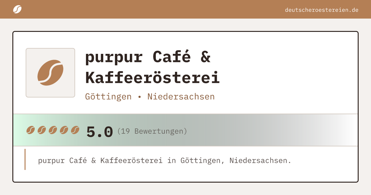 Bild von purpur Café & Kaffeerösterei