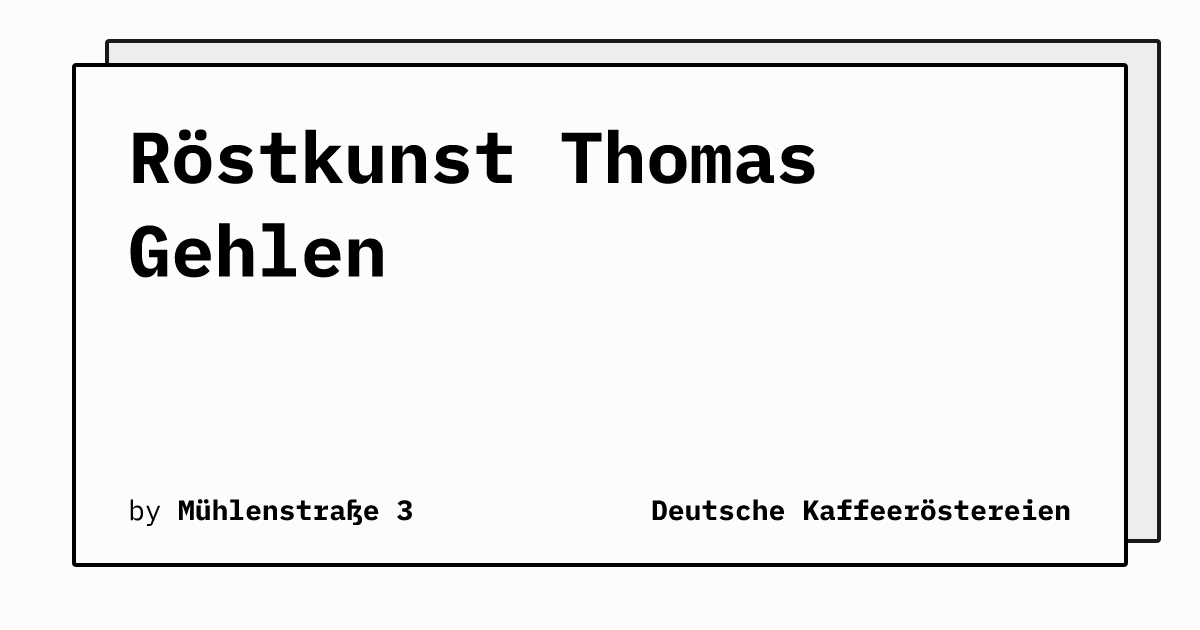 Bild von Röstkunst Thomas Gehlen