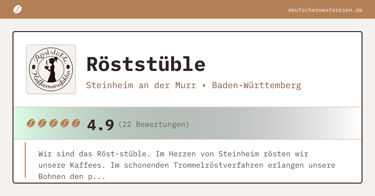 Logo of Röststüble