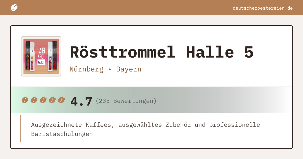 Logo of Rösttrommel Halle 5