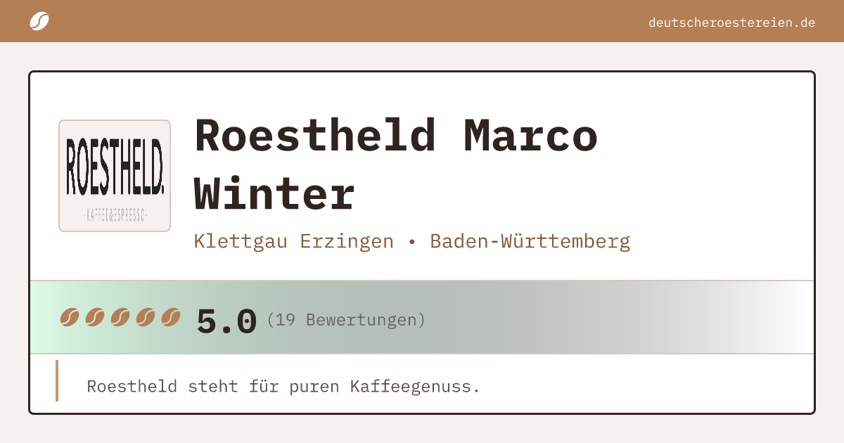 Logo of Roestheld  Marco Winter