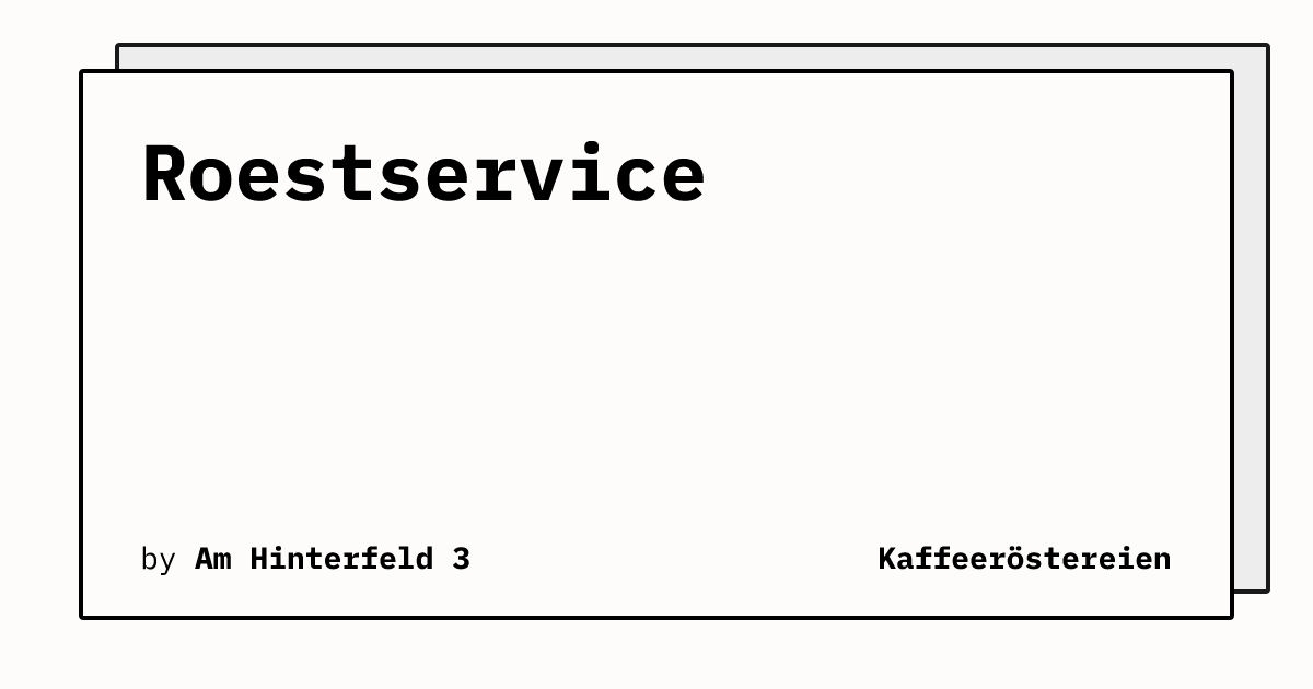 Bild von Roestservice