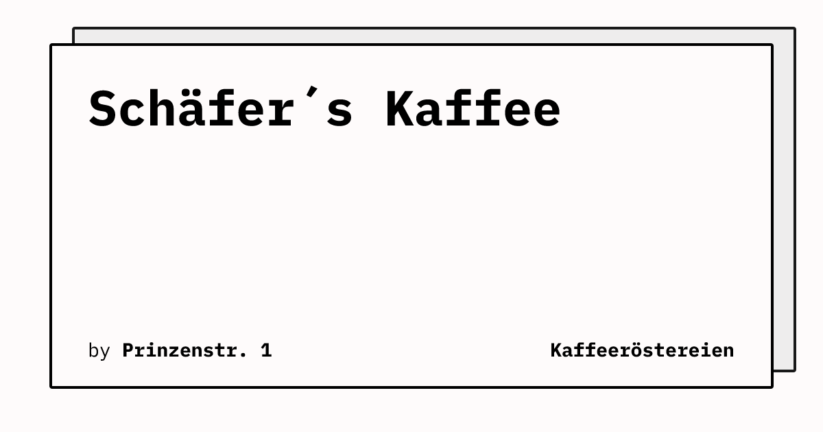 Bild von Schäfer´s Kaffee