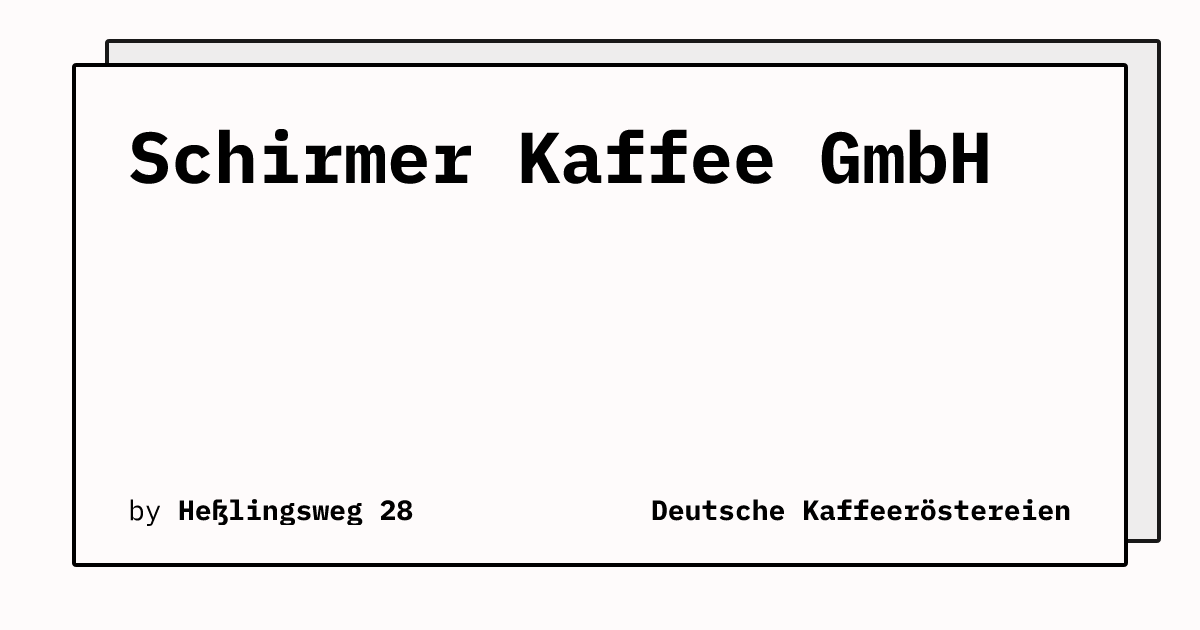 Bild von Schirmer Kaffee GmbH