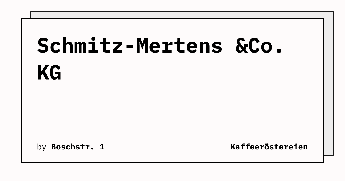 Bild von Schmitz-Mertens &Co. KG