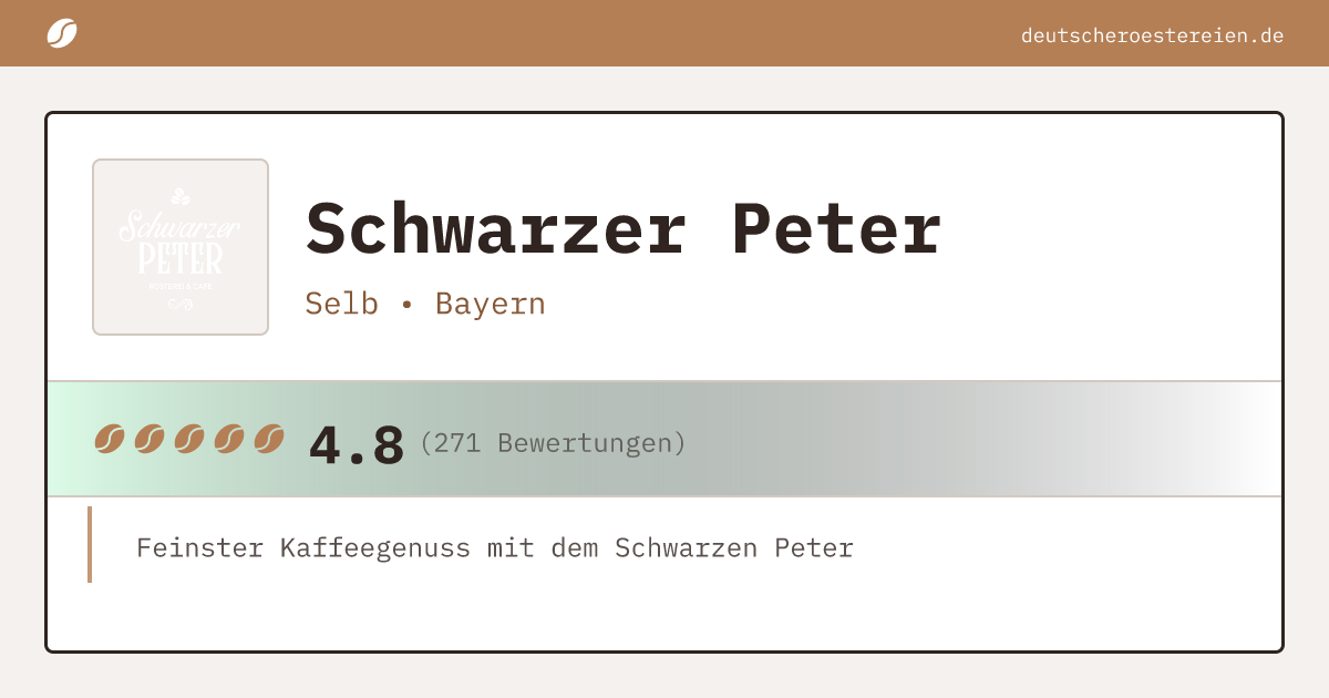 Logo of Schwarzer Peter