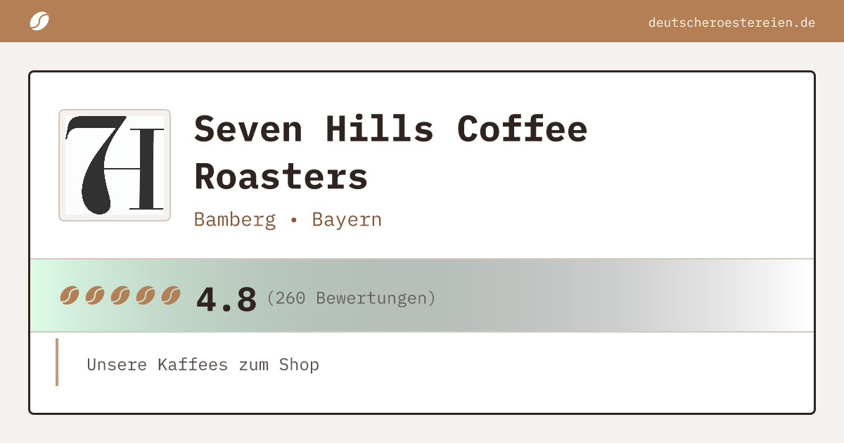 Logo of Seven Hills Coffee Roasters