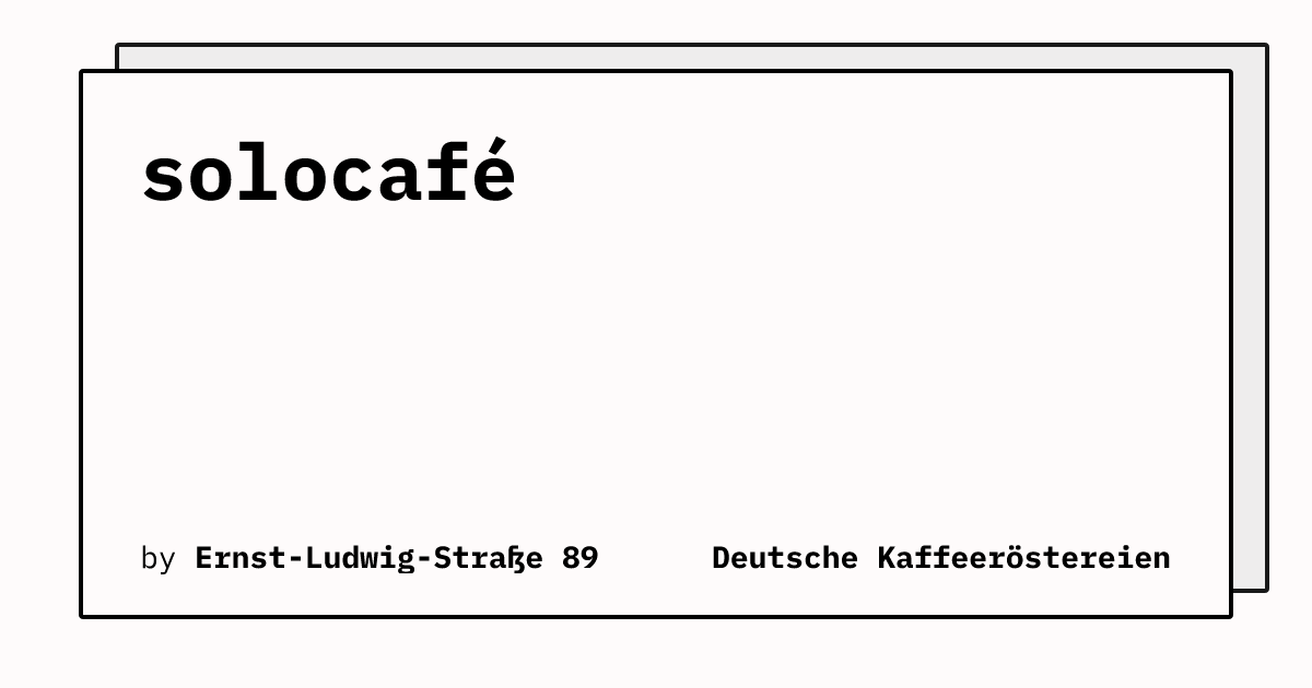 Bild von solocafé