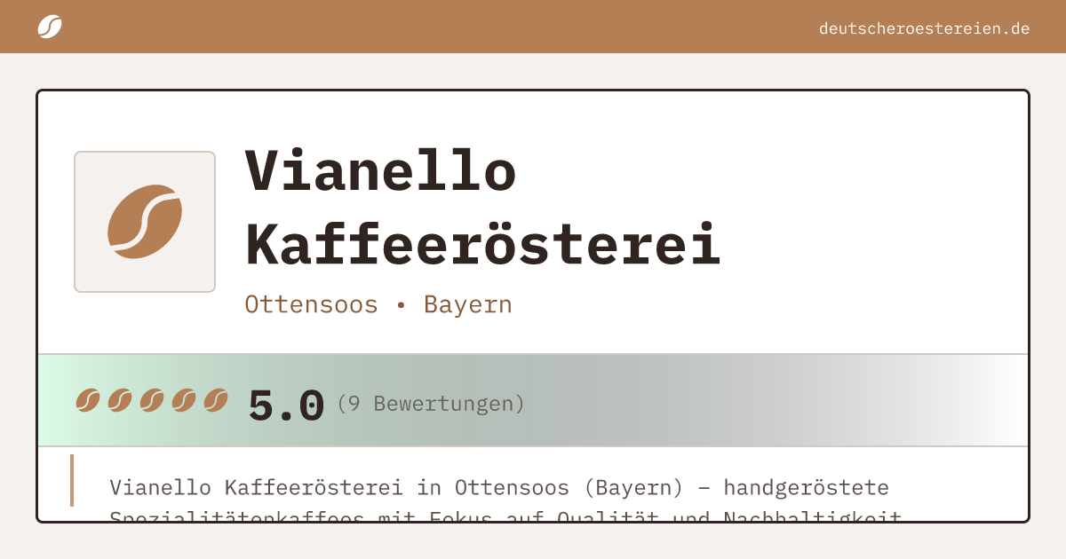 Bild von Vianello Kaffeerösterei